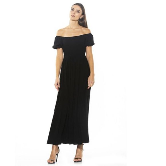 ALEXIA ADMOR Leia Black Maxi Dress XL - Picture 2 of 14